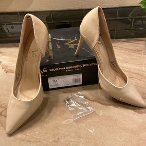 Nude Patent Versace 19-69 Heels